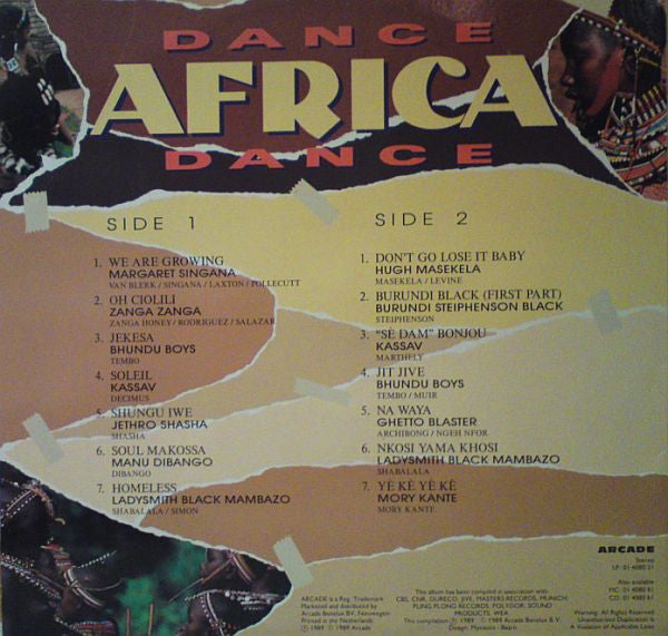 Various : Dance Africa Dance (LP, Comp)