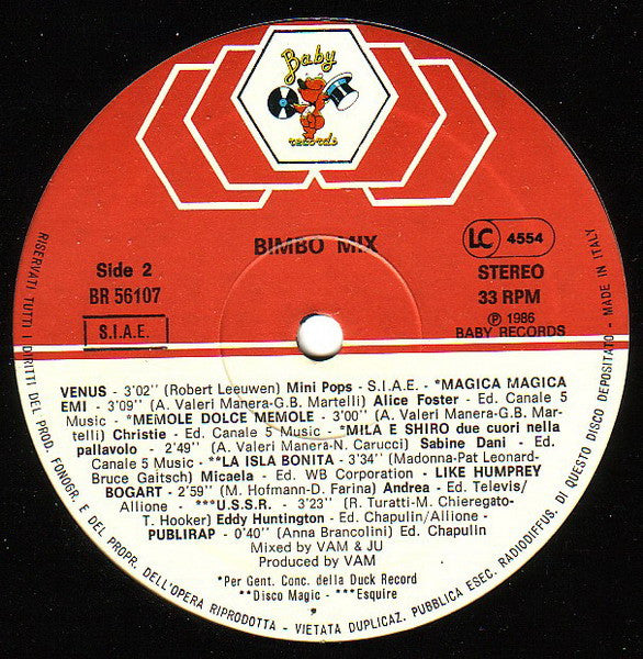 Various : Bimbo Mix (LP, Mixed)