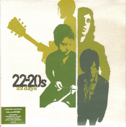 22-20s - 22 Days / Cut You Down (7", Ltd) - De Platen Aap – Vinylwinkel in Brielle & online webshop voor muziekliefhebbers