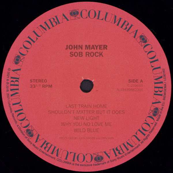 John Mayer : Sob Rock (LP, Album)