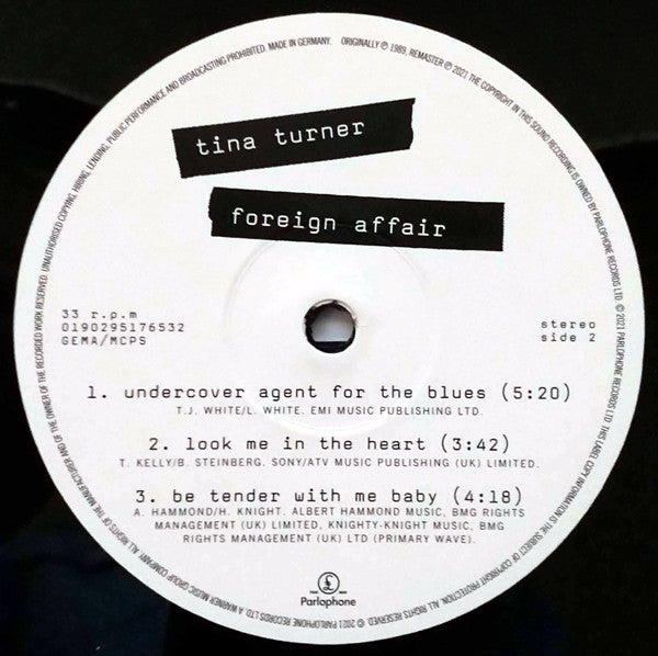 Tina Turner - Foreign Affair (2xLP, Album, RE, RM, Gat) - De Platen Aap – Vinylwinkel in Brielle & online webshop voor muziekliefhebbers