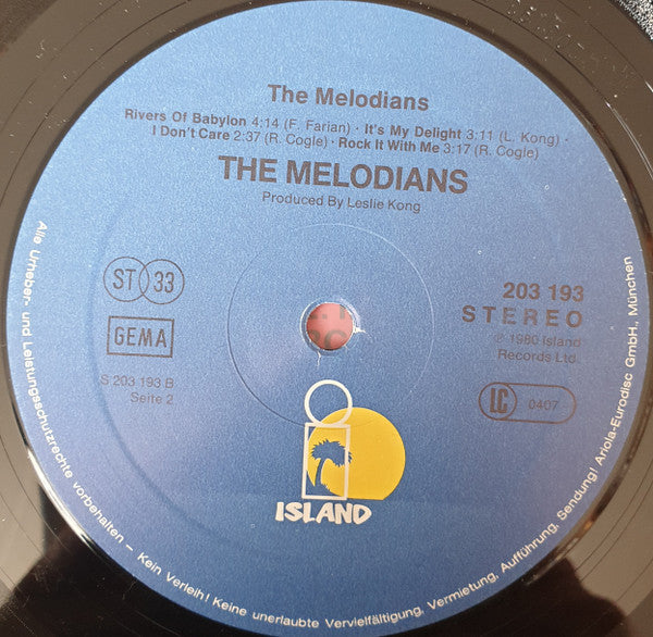The Melodians : Sweet Sensation (LP, Comp)