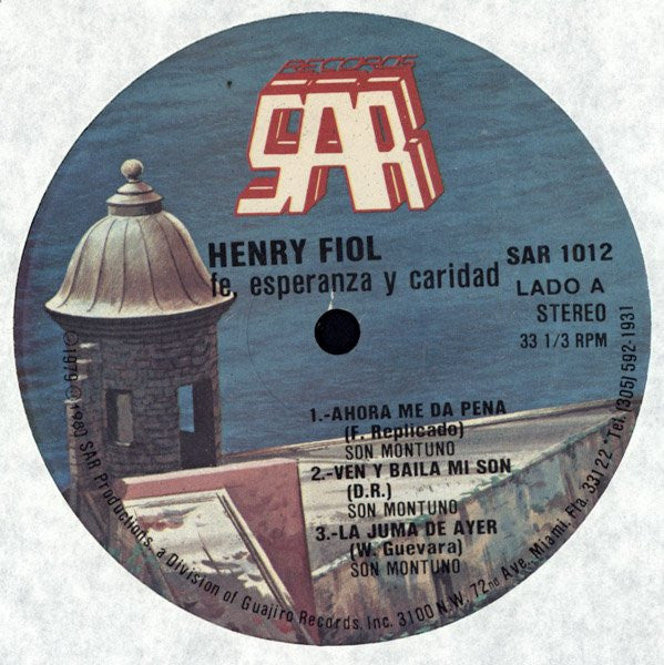 Henry Fiol : Fe, Esperanza Y Caridad (LP)