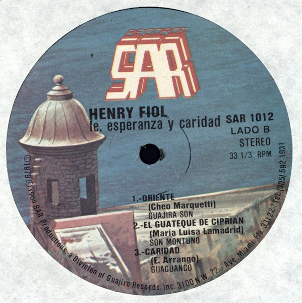 Henry Fiol : Fe, Esperanza Y Caridad (LP)