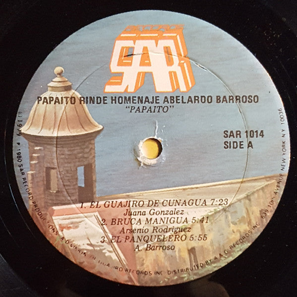 Papaito : Papaito Rinde Homenaje A Abelardo Barroso (LP, Album)
