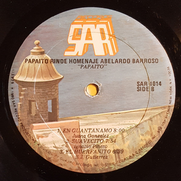 Papaito : Papaito Rinde Homenaje A Abelardo Barroso (LP, Album)