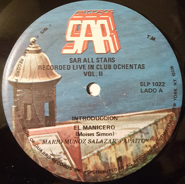 SAR All Stars : Recorded Live In Club Ochentas - Album 2 (LP, Album)
