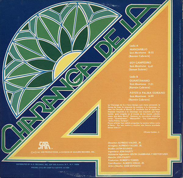 La Charanga De La 4* : La Charanga De La 4 Recuerda A Beny Moré (LP, Album, RP)