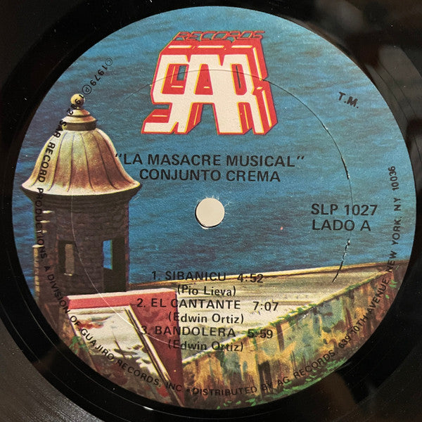 Conjunto Crema : La Masacre Musical (LP, Album)