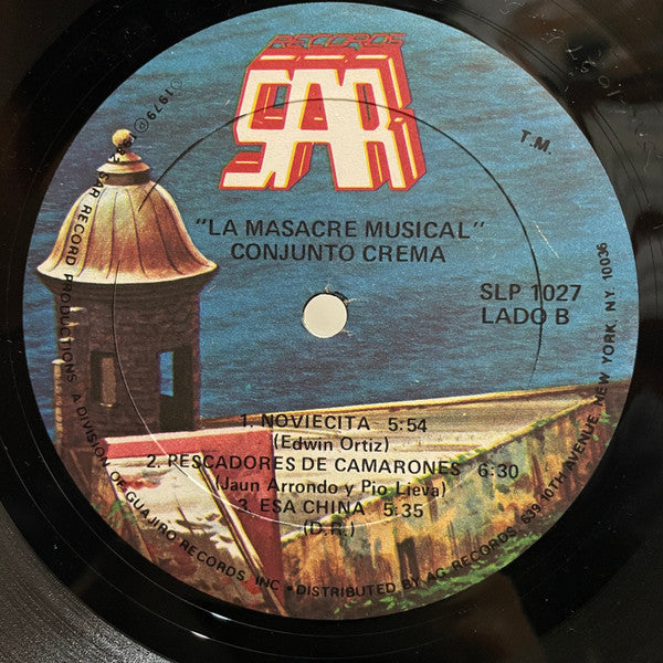 Conjunto Crema : La Masacre Musical (LP, Album)