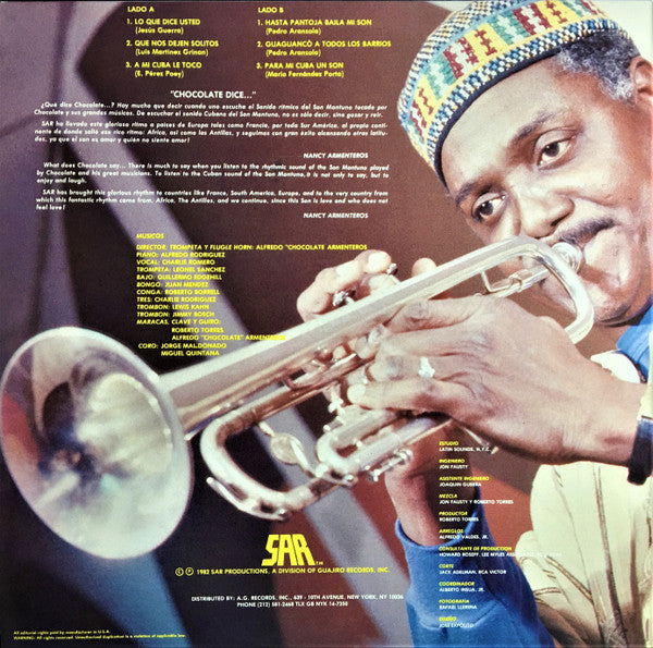 Alfredo "Chocolate" Armenteros : Dice (LP, Album)