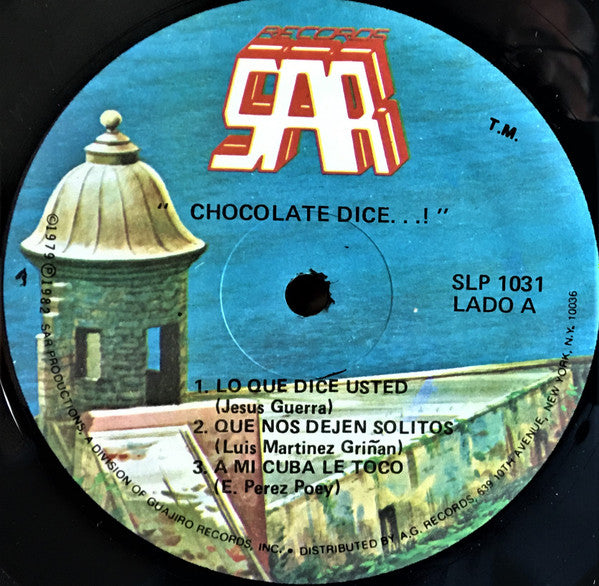 Alfredo "Chocolate" Armenteros : Dice (LP, Album)