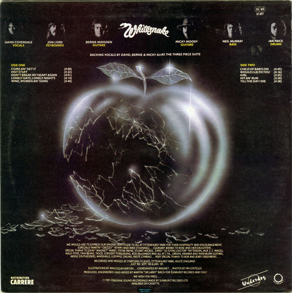 Whitesnake : Come An' Get It (LP, Album)