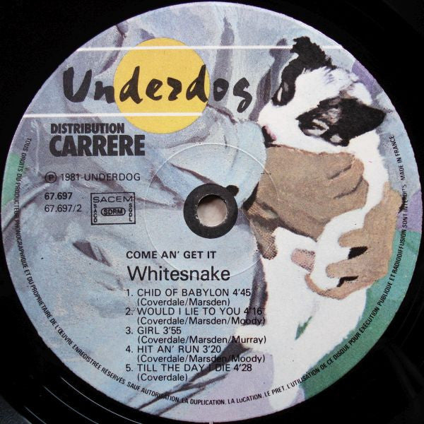 Whitesnake : Come An' Get It (LP, Album)