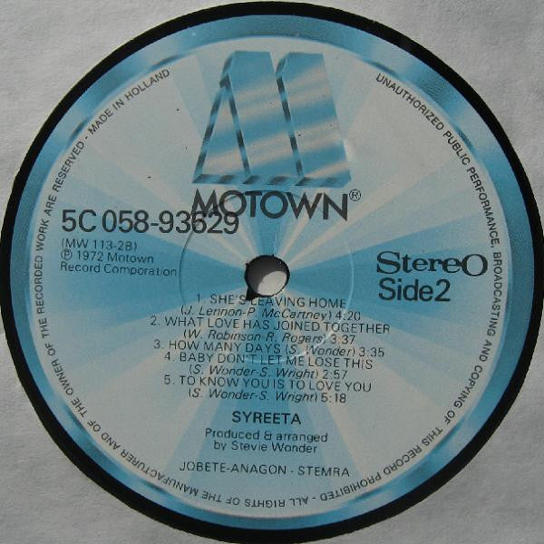Syreeta : Syreeta (LP, Album, RE)