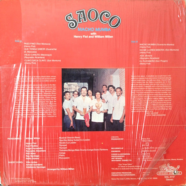 Saoco : Macho Mumba (LP, Album)