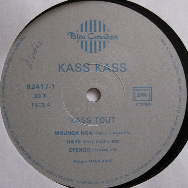 Kass Kass : Kass Tout (LP,Album)