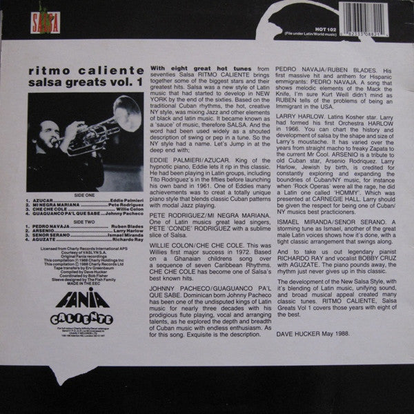Various : Ritmo Caliente Salsa Greats Vol. 1 (LP, Comp)