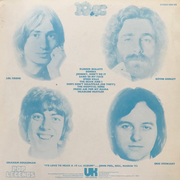10cc : 10cc (LP, Album, RE)