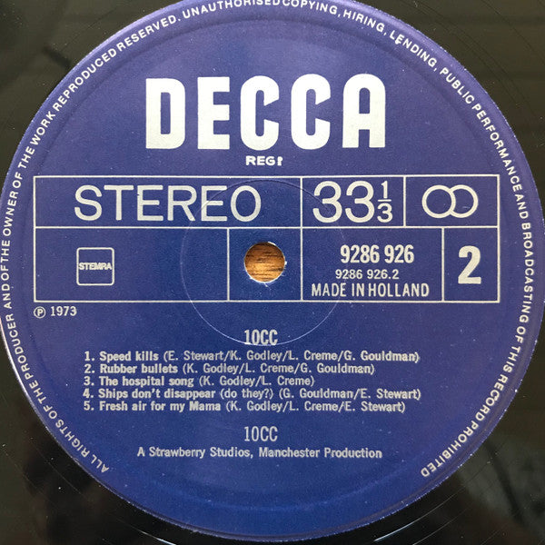 10cc : 10cc (LP, Album, RE)