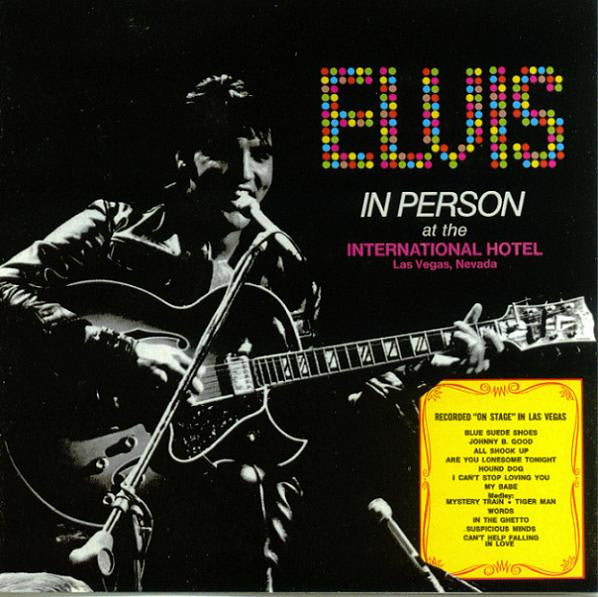 Elvis Presley - Elvis In Person At The International Hotel (CD, Album, RE) - De Platen Aap – Vinylwinkel in Brielle & online webshop voor muziekliefhebbers
