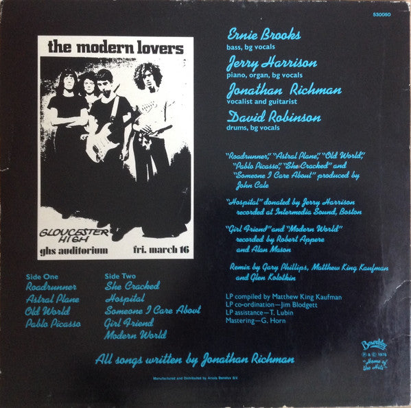 The Modern Lovers : The Modern Lovers (LP, Album)
