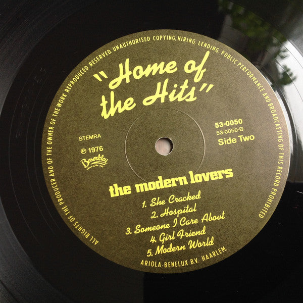The Modern Lovers : The Modern Lovers (LP, Album)
