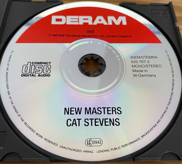 Cat Stevens : New Masters (CD, Album, Mono, RE, RM)