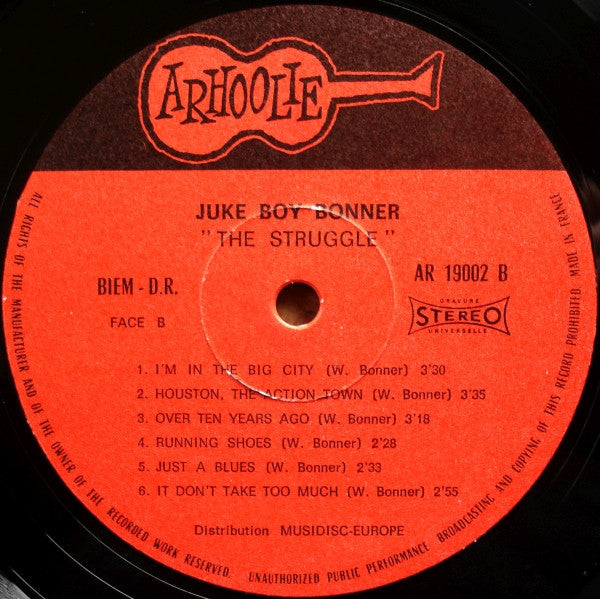 Juke Boy Bonner : The Struggle (LP, Album)
