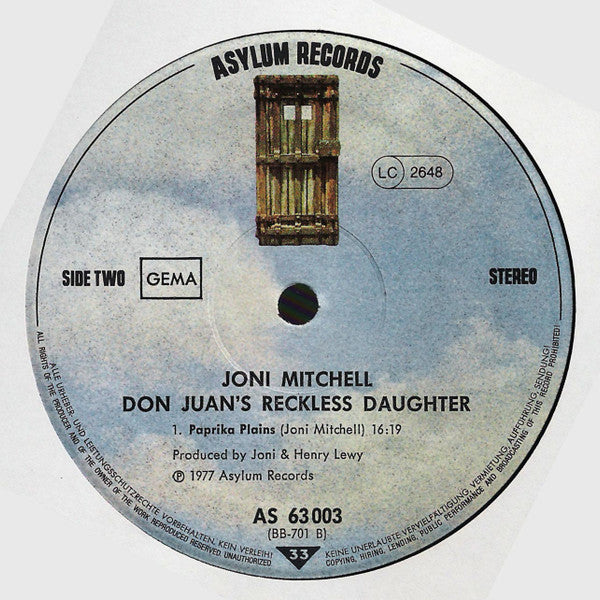 Joni Mitchell : Don Juan's Reckless Daughter (2xLP, Album)