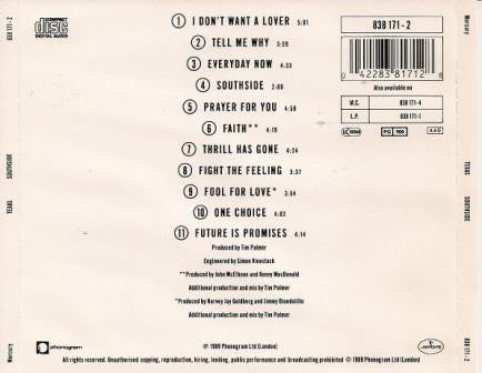 Texas - Southside (CD, Album) - De Platen Aap – Vinylwinkel in Brielle & online webshop voor muziekliefhebbers