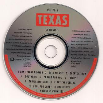Texas - Southside (CD, Album) - De Platen Aap – Vinylwinkel in Brielle & online webshop voor muziekliefhebbers