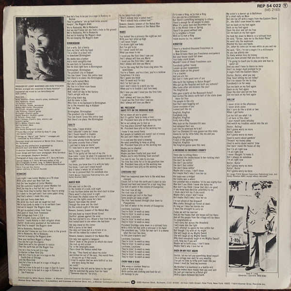 Randy Newman - Good Old Boys (LP, Album) - De Platen Aap – Vinylwinkel in Brielle & online webshop voor muziekliefhebbers