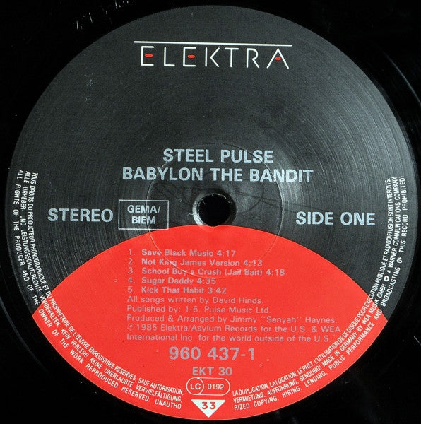 Steel Pulse : Babylon The Bandit (LP, Album)