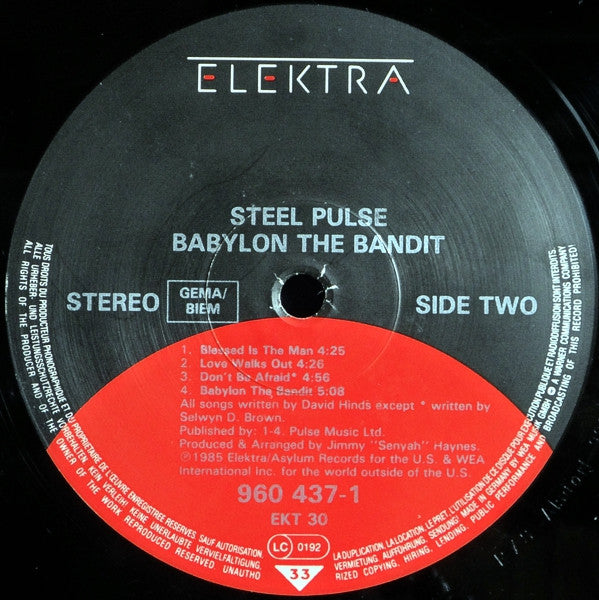 Steel Pulse : Babylon The Bandit (LP, Album)