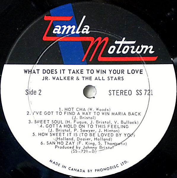 Jr. Walker & The All Stars* : What Does It Take To Win Your Love (LP, Album)
