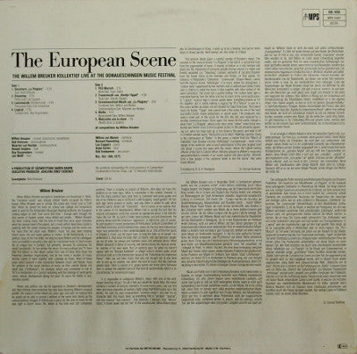 Willem Breuker Kollektief : The European Scene - Live At The Donaueschingen Music Festival (LP)
