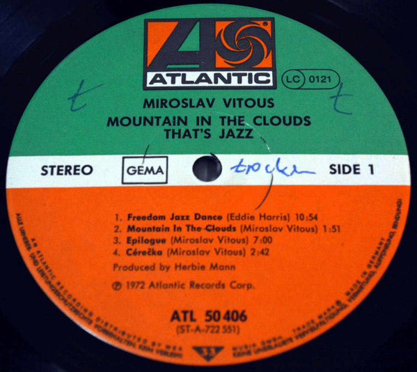 Miroslav Vitous : Mountain In The Clouds (LP, Album, RE, Gat)