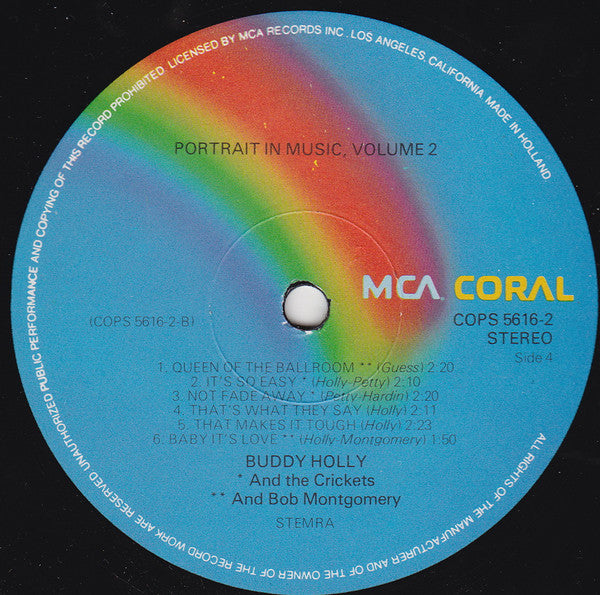 Buddy Holly : Portrait In Music Vol.2 (2xLP, Comp, RE, Gat)