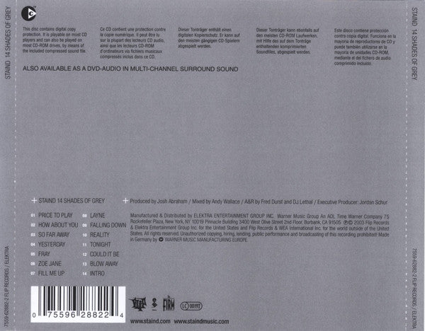 Staind - 14 Shades Of Grey (CD, Album, Copy Prot.) - De Platen Aap – Vinylwinkel in Brielle & online webshop voor muziekliefhebbers
