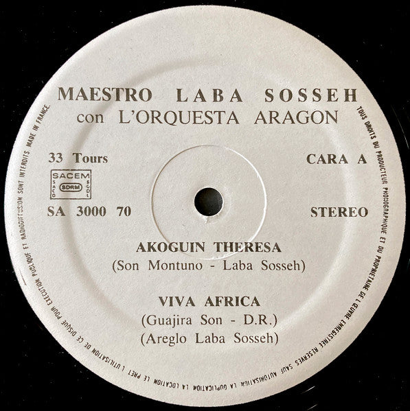 Laba Sosseh Con L'Orquesta Aragon* : Akoguin Theresa (LP)