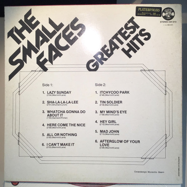 The Small Faces* : Greatest Hits (LP, Comp)