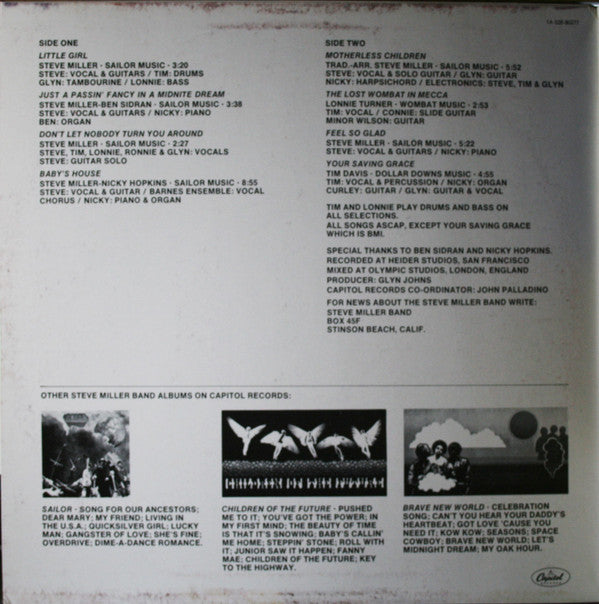 The Steve Miller Band* : Your Saving Grace (LP, Album, RE, Gat)