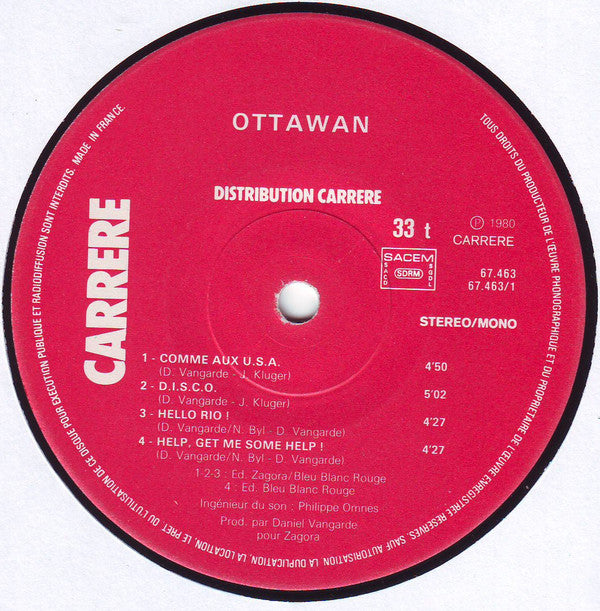 Ottawan : D.I.S.C.O. (LP, Album)