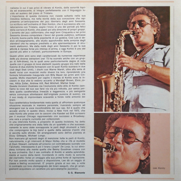 Lee Konitz Big Band / Joe Farrell / Michael Longo / Eddie Locke : I Giganti Del Jazz Vol. 7 (LP, Album, RE)
