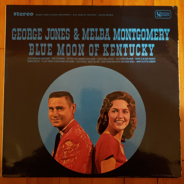 George Jones & Melba Montgomery : Blue Moon Of Kentucky (LP,Album,Stereo)