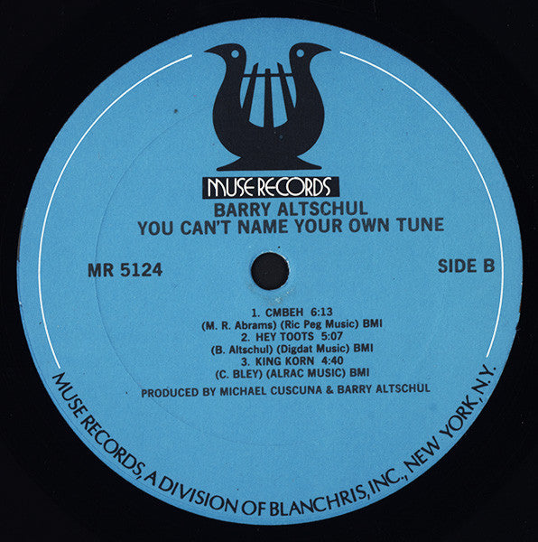 Barry Altschul : You Can't Name Your Own Tune (LP, Album)
