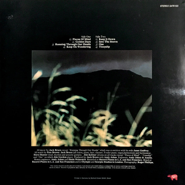 Jack Bruce : Out Of The Storm (LP, Album)