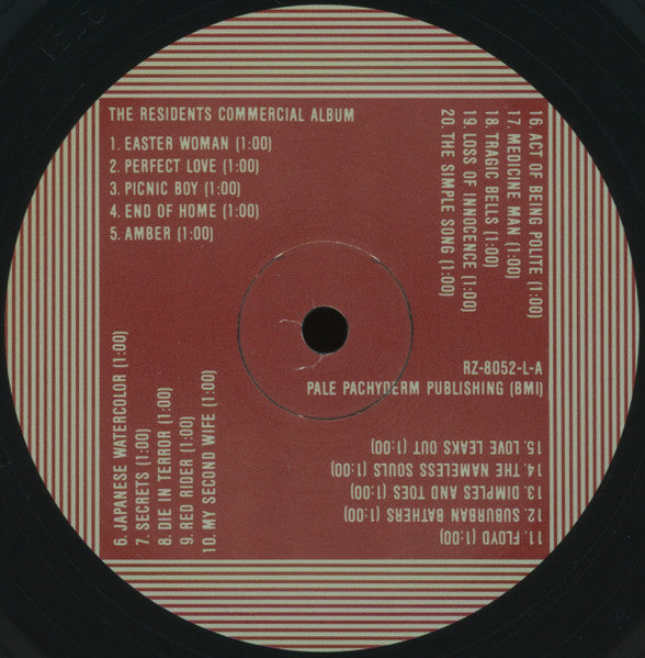 The Residents : Commercial Album (LP, Album, M/Print, Fir)
