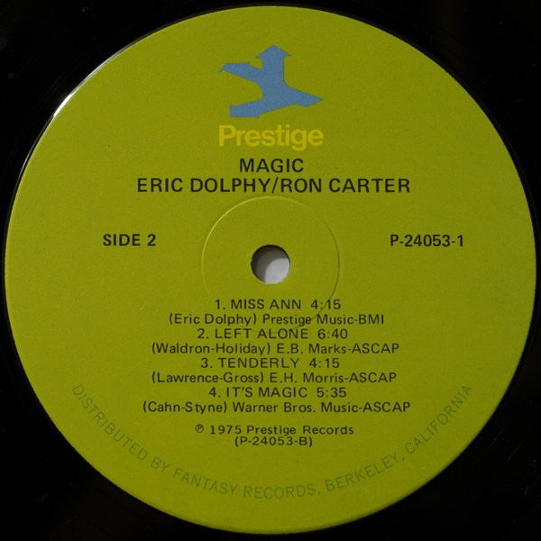 Eric Dolphy / Ron Carter : Magic (2xLP, Comp, RM)